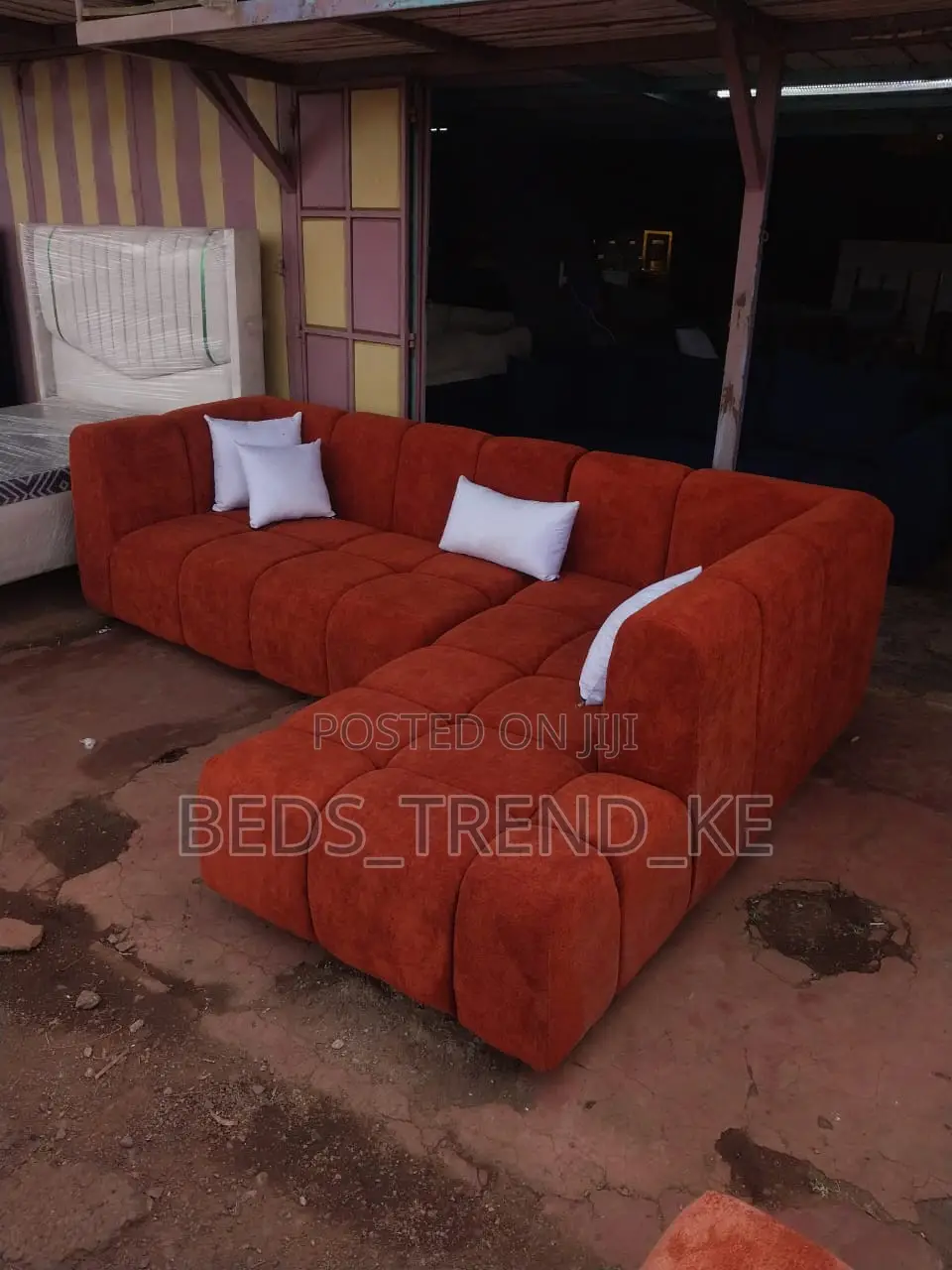 Classic Fine 6 Seater Bubble L Sofa