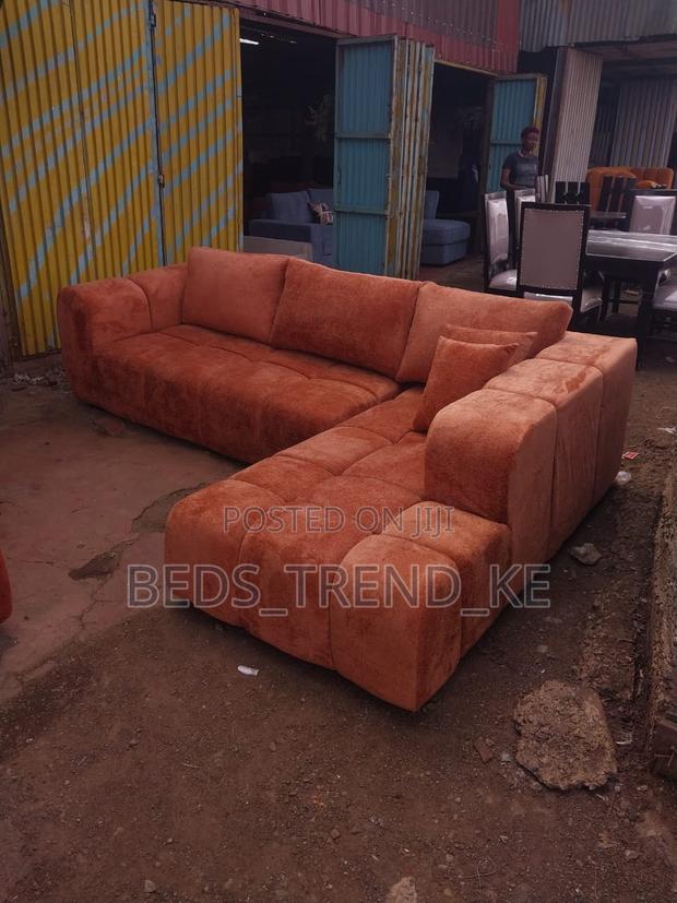 Perfected Comfy 6 Seater Bubble L Sofa - main view