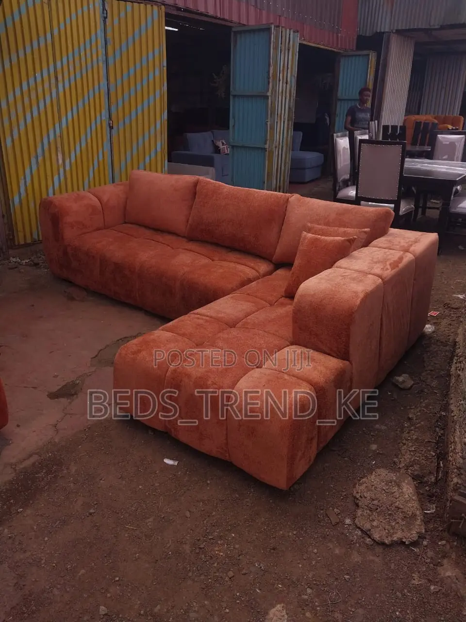 Perfected Comfy 6 Seater Bubble L Sofa