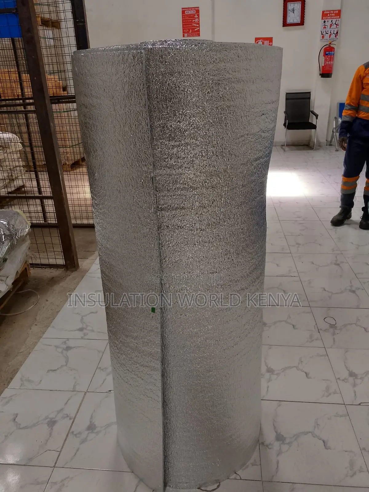 Double Laminated Polyethylene Roof Insulation Roll – 50m X 1.2m X 10mm