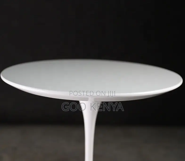 Home Table; High-End Marble Round Dining Table With Minimalist Base