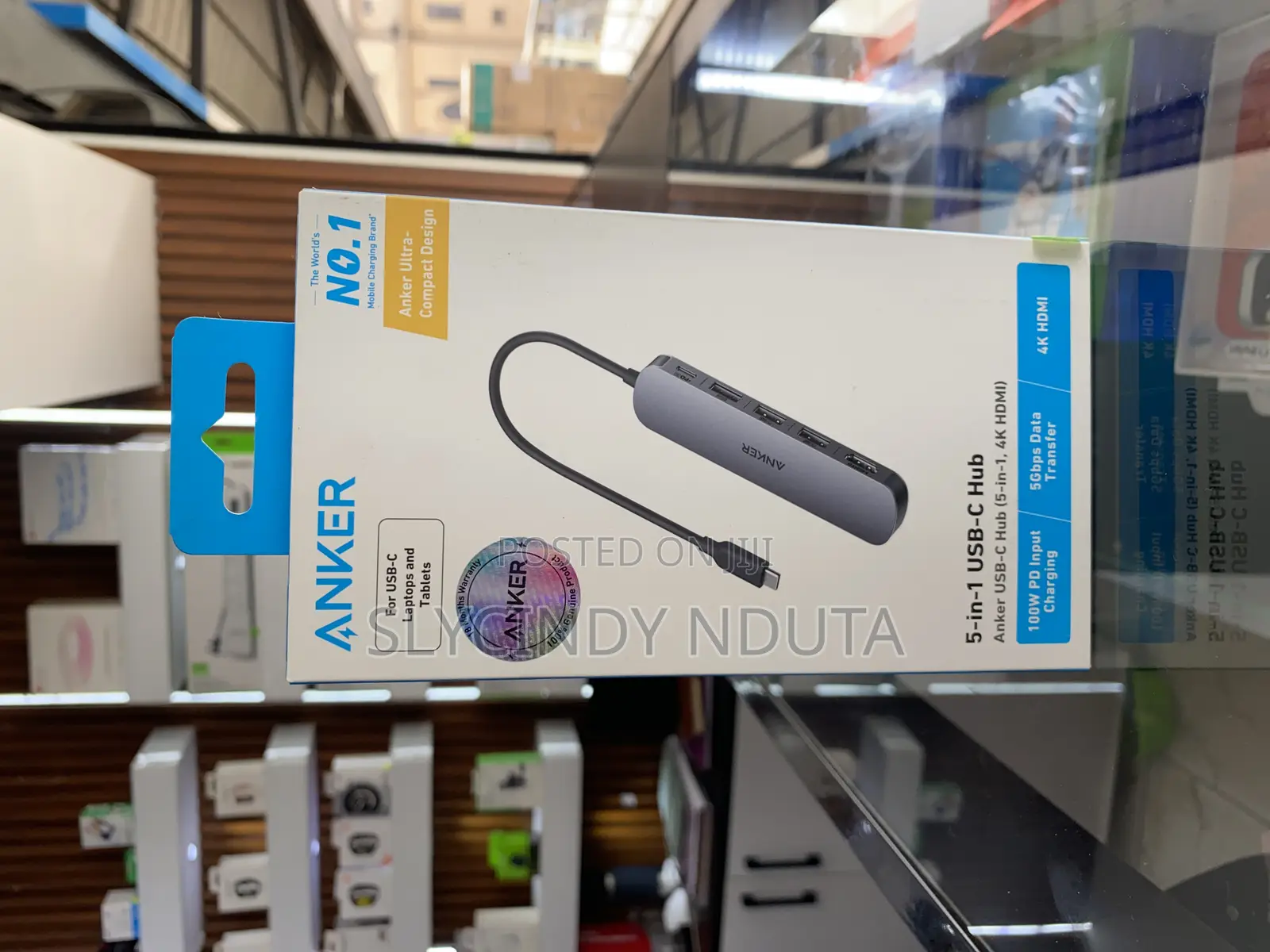 Anker Usb-C Hub (5-in-1,Hdmi) With 100w Pd
