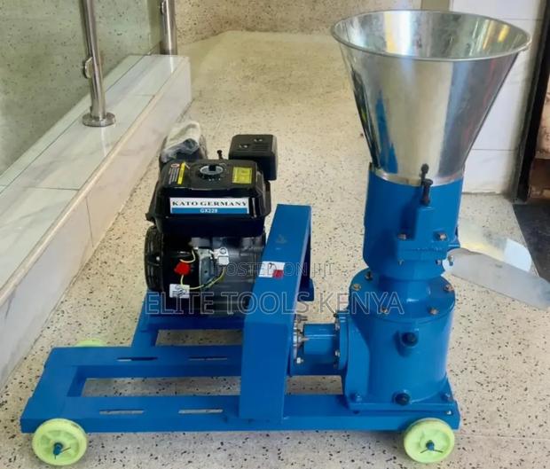 150kg/Hr Petrol Pelletizer Machine – 8.0hp High-Performance Engine - main view