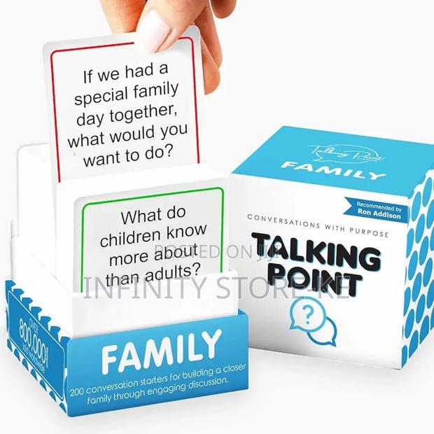 Family Talking Point Card Games - main view