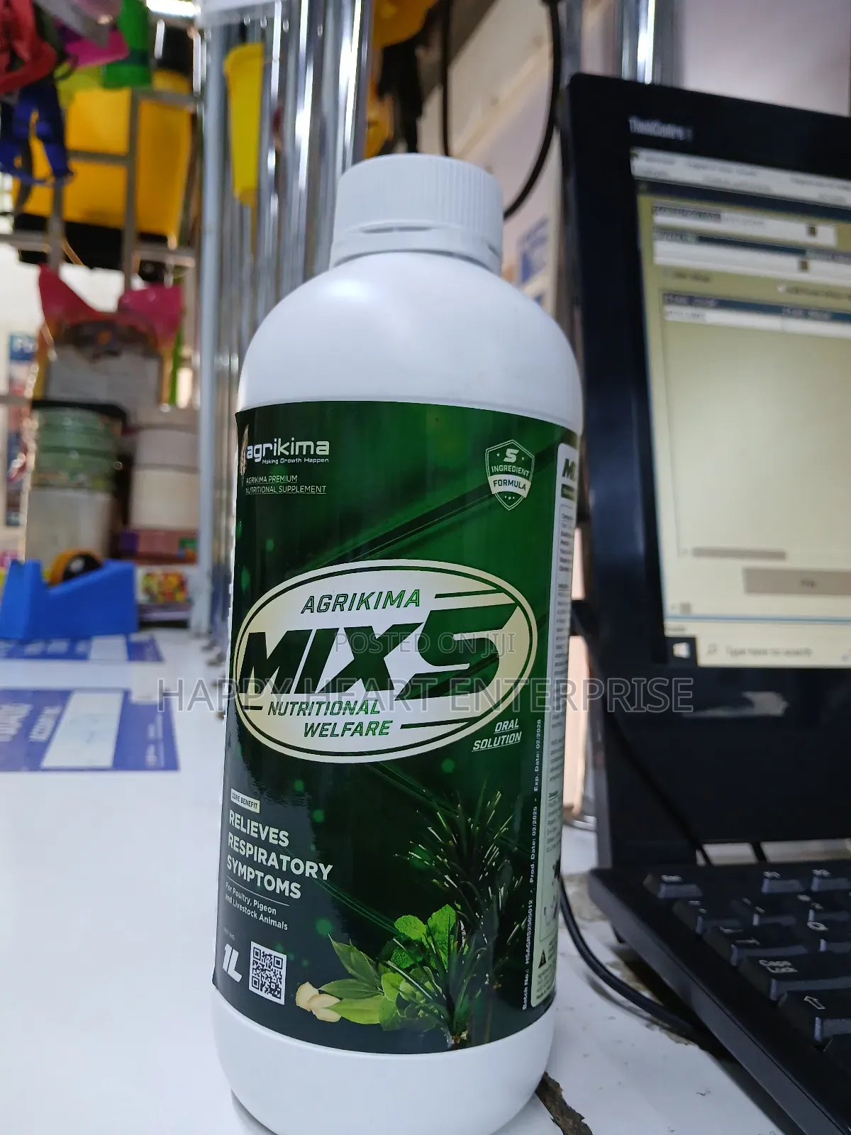 Mix 5 Agrikima Poultry Nutritional Supplement 1l