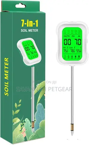 7-in-1 Digital Ph Meter for Soil Testing | Accurate Soil Moisture, Ph