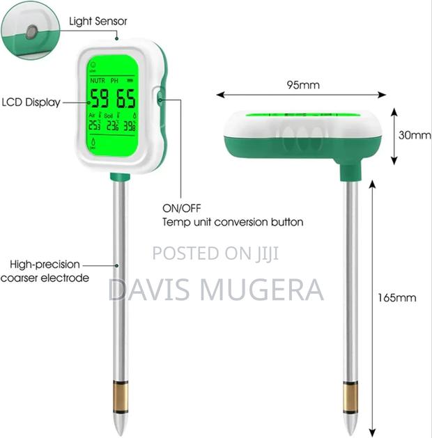 7-in-1 Digital Ph Meter for Soil Testing | Accurate Soil Moisture, Ph - thumbnail 5