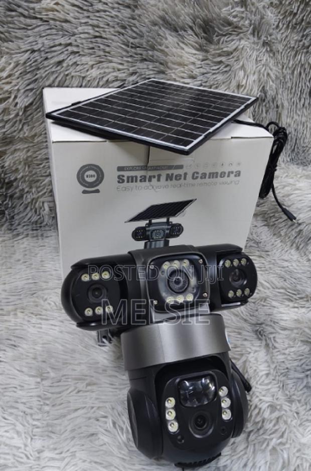 4g Solar Camera Triple Lens With Full Instant Motion Alerts