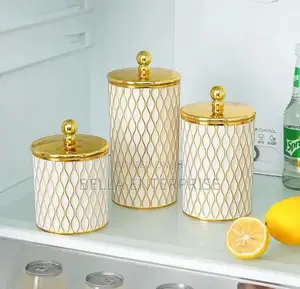 3 in 1 Transparent Storage Jars