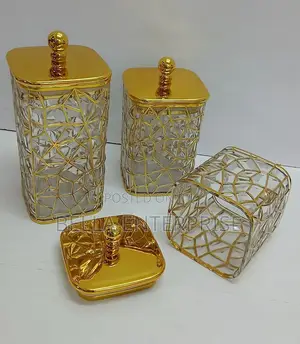 3 in 1 Transparent Storage Jars