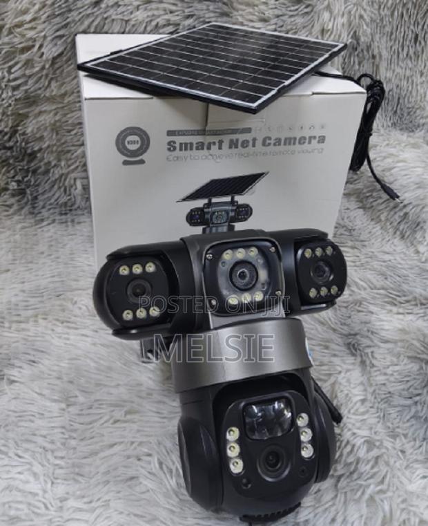 Triple Lens 4g Solar PTZ CCTV Camera (Ptz) Functionality - main view