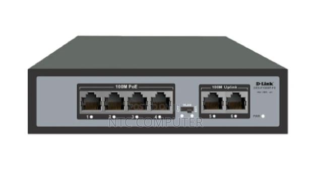 D-Link 6-Port Unmanaged Poe Switch Des-F1006p-E