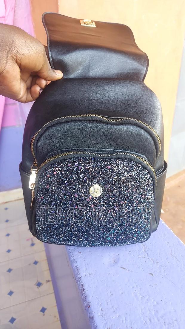 Ladies Mini Leather Backpack - thumbnail 2