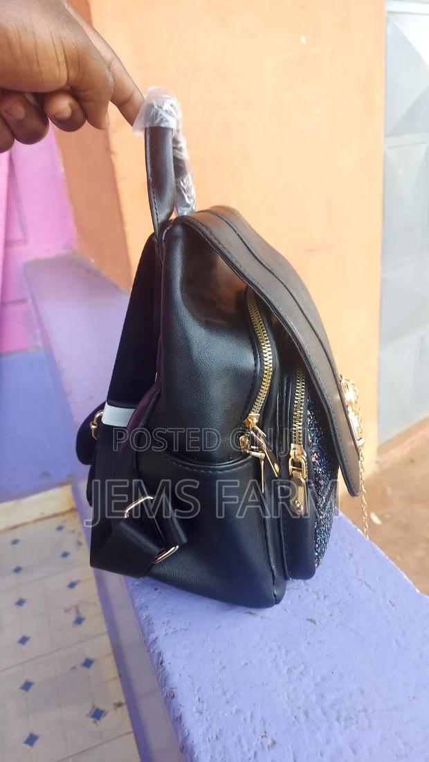 Ladies Mini Leather Backpack - thumbnail 4