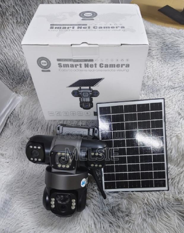 4g PTZ Rotating Outdoor Security Surveillance Solar Camera - main view