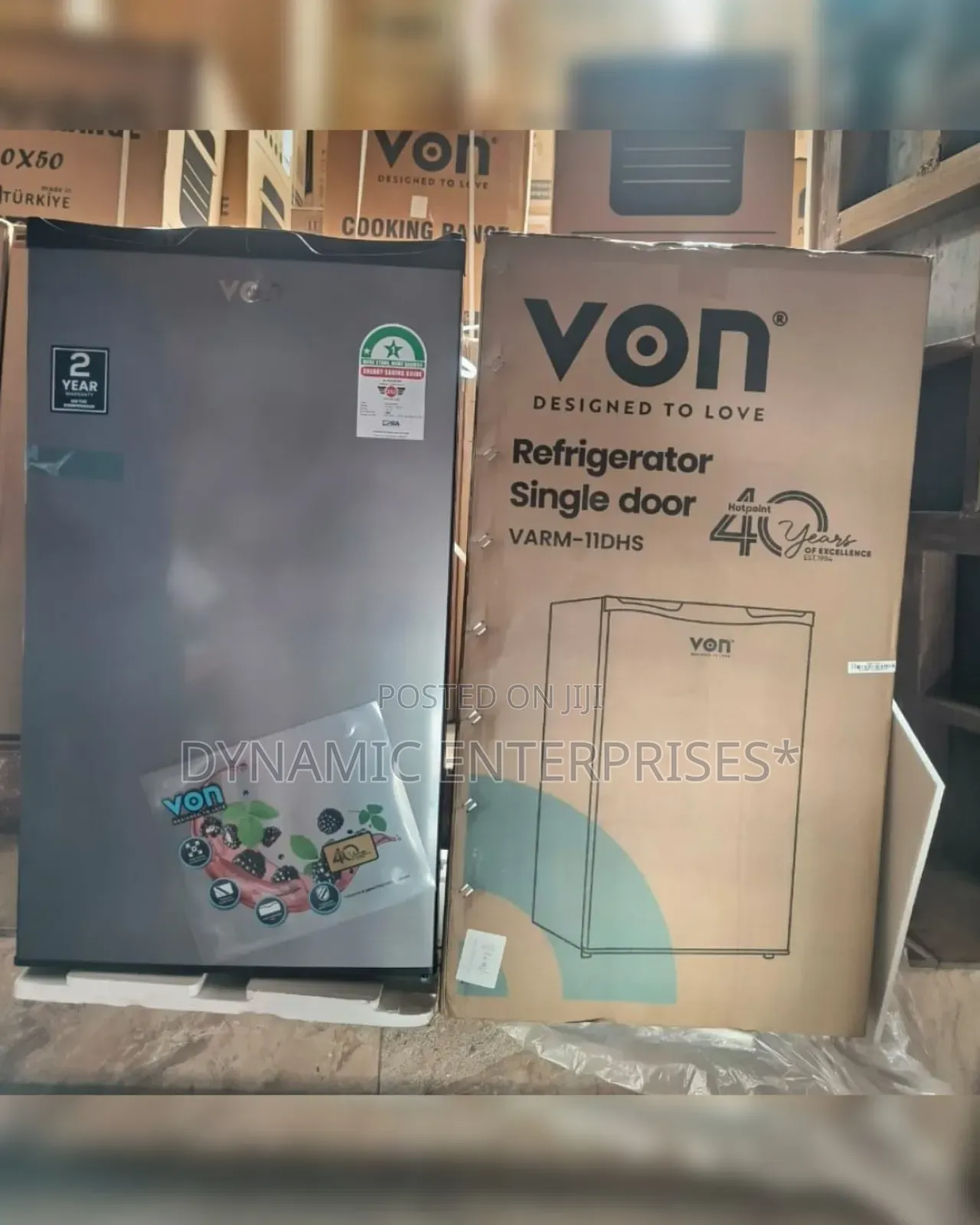 Von 90 Litres Single Door Refrigerator