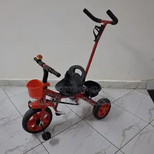 Tricycle With Push Handle