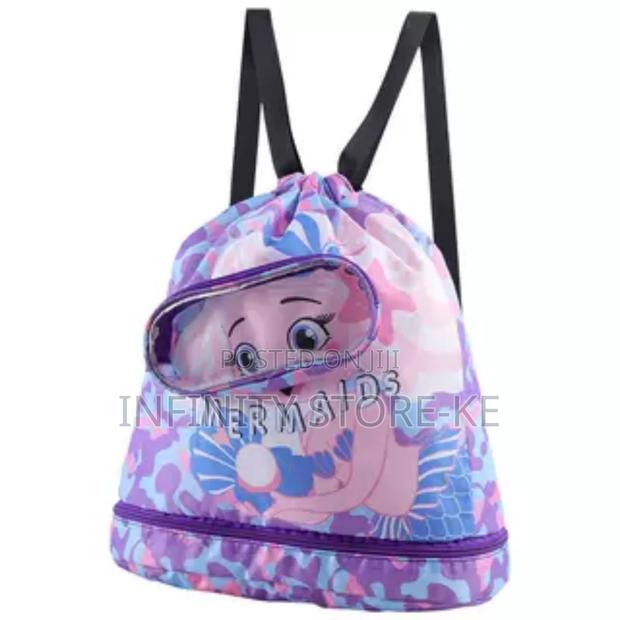 Cartoon Drawstring Waterproof Swimming Bag/Toys Bag