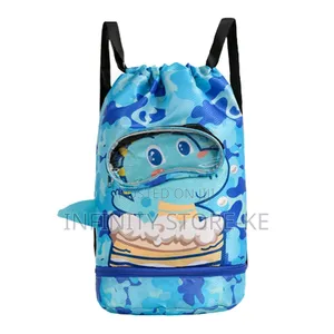 Cartoon Drawstring Waterproof Swimming Bag/Toys Bag