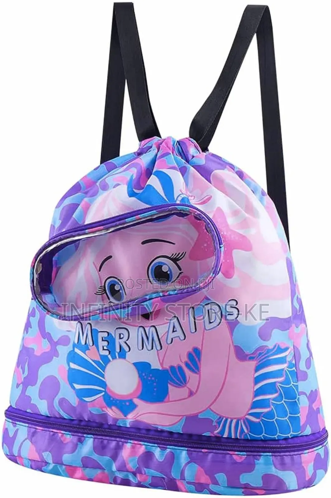 Cartoon Drawstring Waterproof Swimming Bag/Toys Bag
