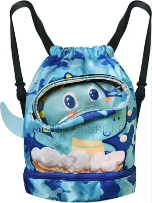 Cartoon Drawstring Waterproof Swimming Bag/Toys Bag