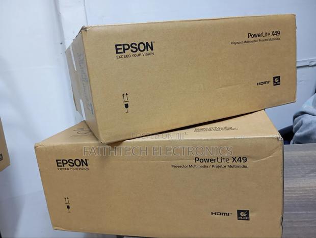 Brand New Epson Eb‐X49 Projector – Bright Clear - thumbnail 2