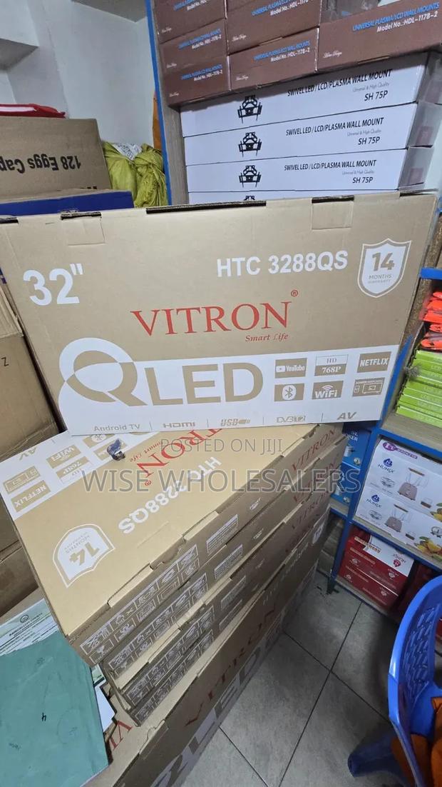 32-inches Qled Smart Android Tv,Frameless Vitron