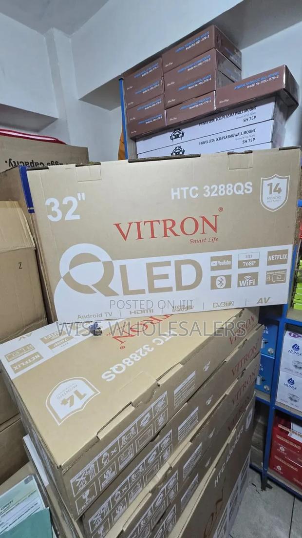 32-inches Qled Smart Android Tv,Frameless Vitron - thumbnail 3
