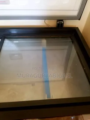 Bruhm 390l Glass Sliding Top Freezer