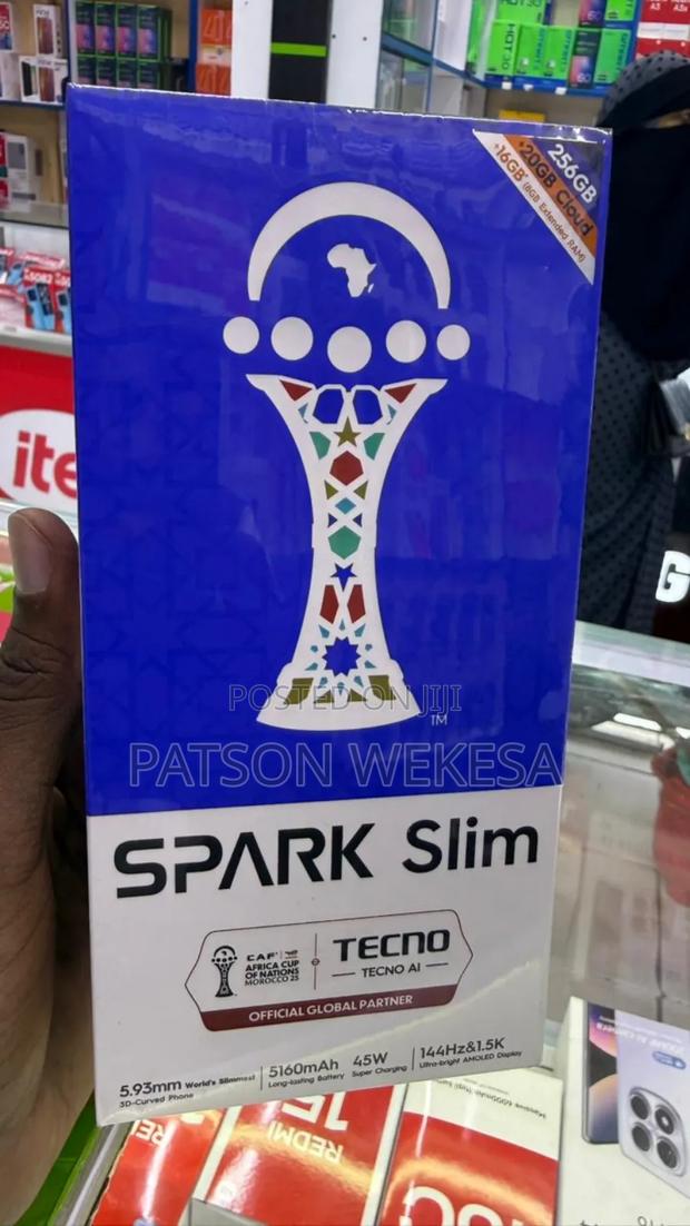 New Tecno Spark Slim 256 GB Black