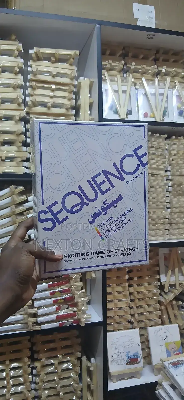 English Arabic Sequence Game