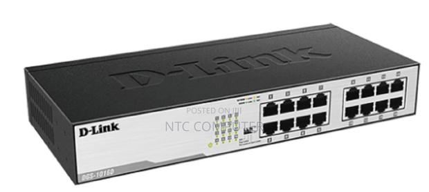 D-Link DGS-1016d 16-Port Gigabit Unmanaged Desktop Switch