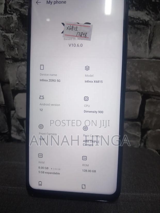 Infinix Zero 5G 128 GB Blue - thumbnail 5