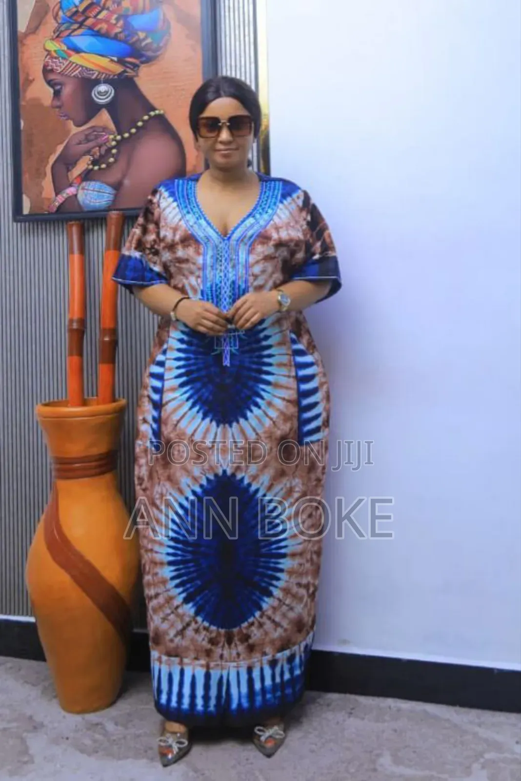 Aftikanas Dress Free Wear 
 Cotton