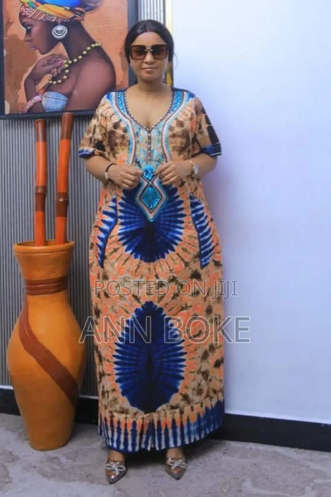 Aftikanas Dress Free Wear 
 Cotton