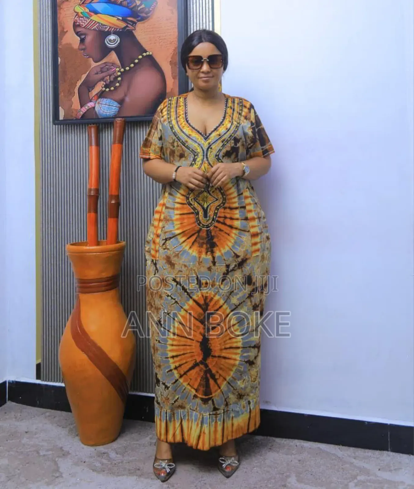 Aftikanas Dress Free Wear 
 Cotton