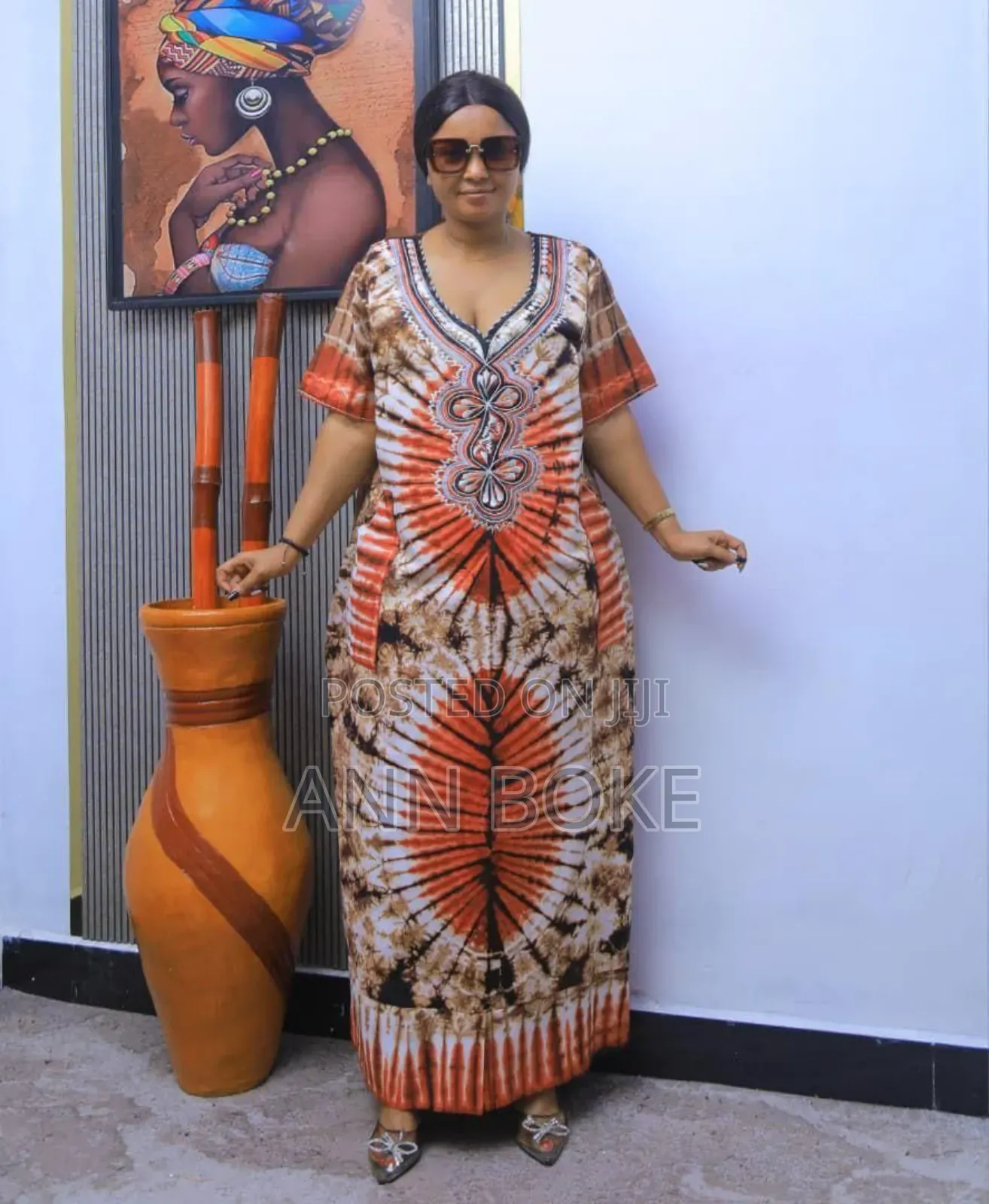Aftikanas Dress Free Wear 
 Cotton