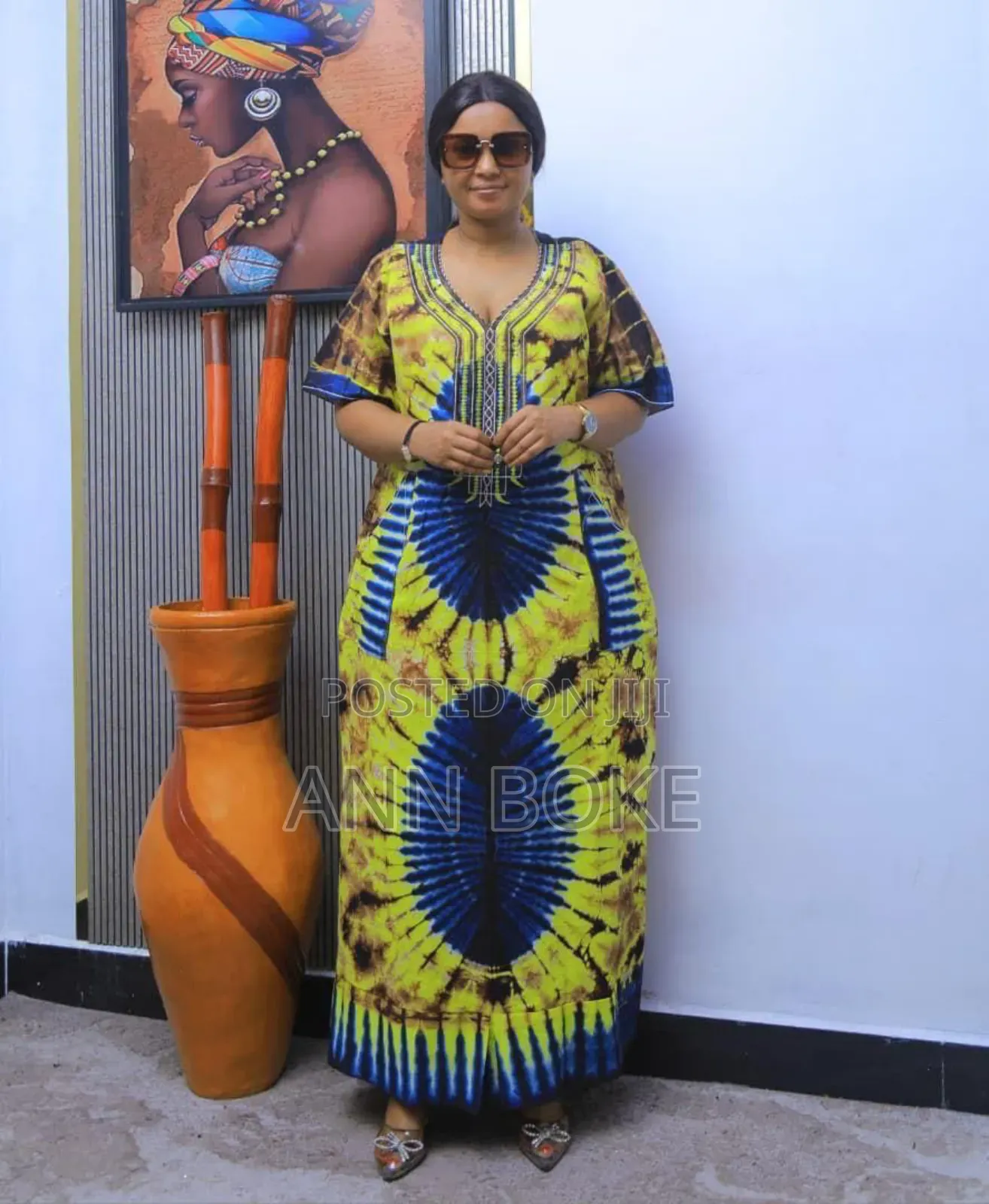 Aftikanas Dress Free Wear 
 Cotton