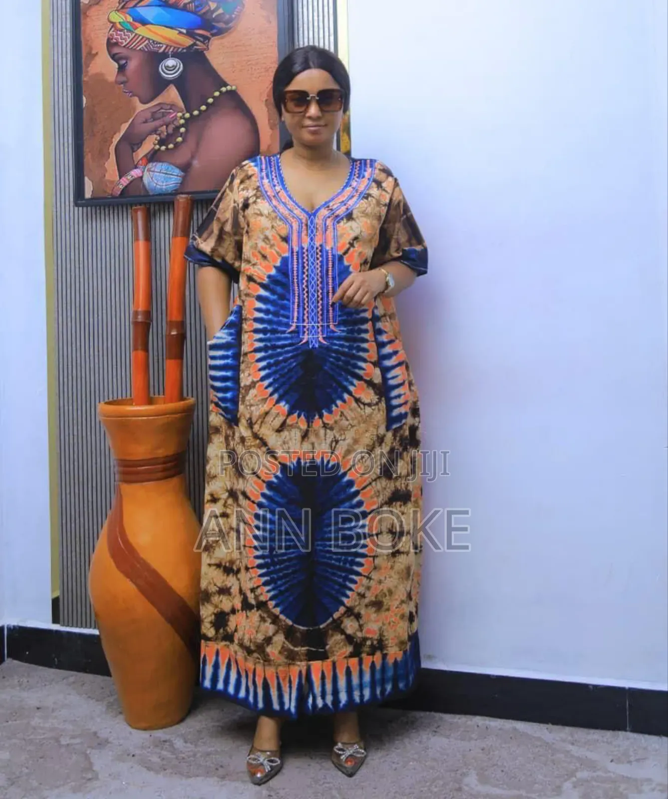 Aftikanas Dress Free Wear 
 Cotton