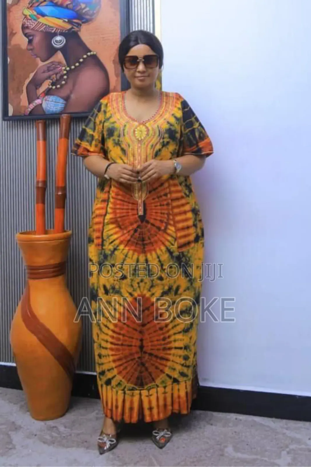 Aftikanas Dress Free Wear 
 Cotton