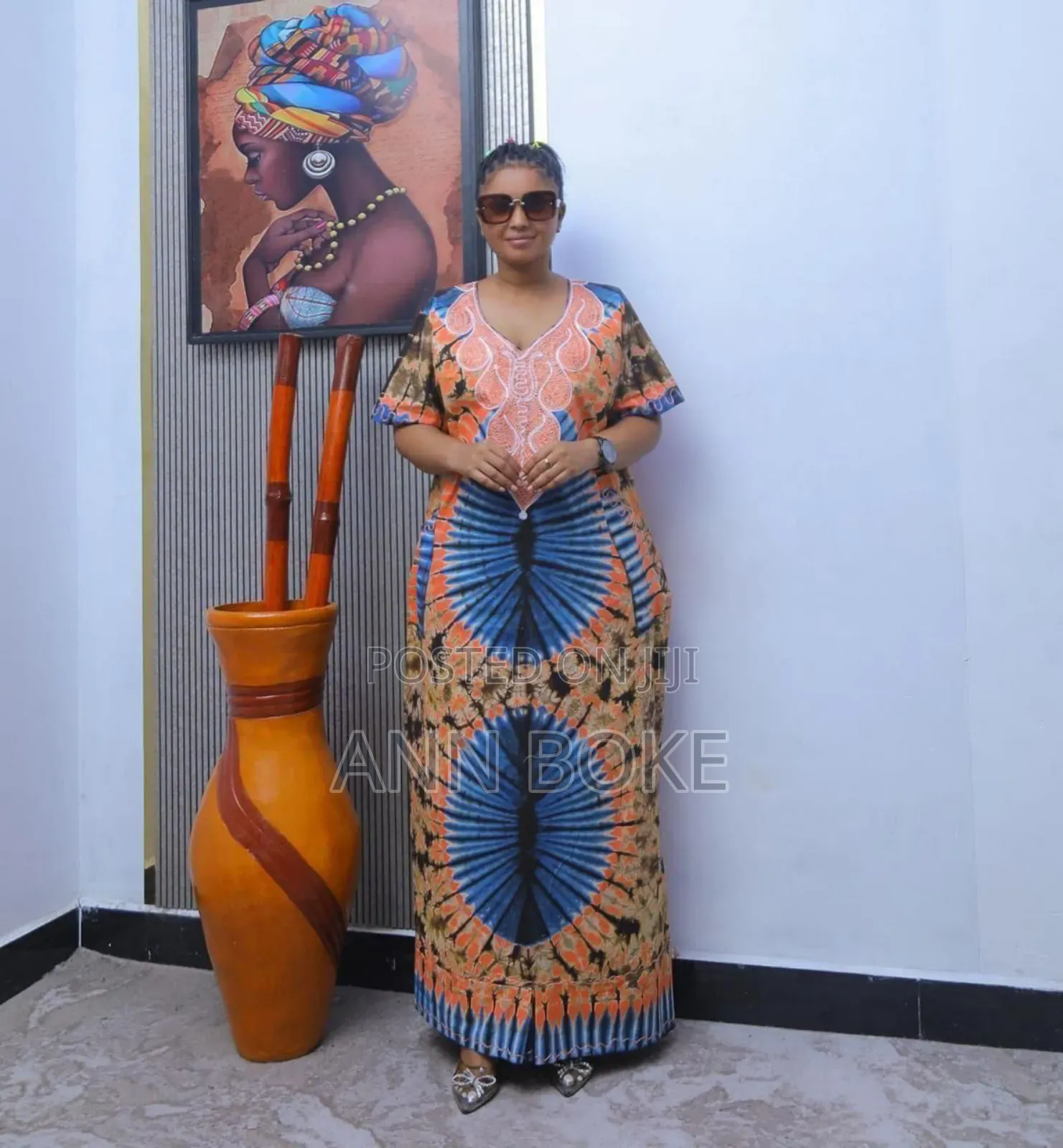 Aftikanas Dress Free Wear 
 Cotton