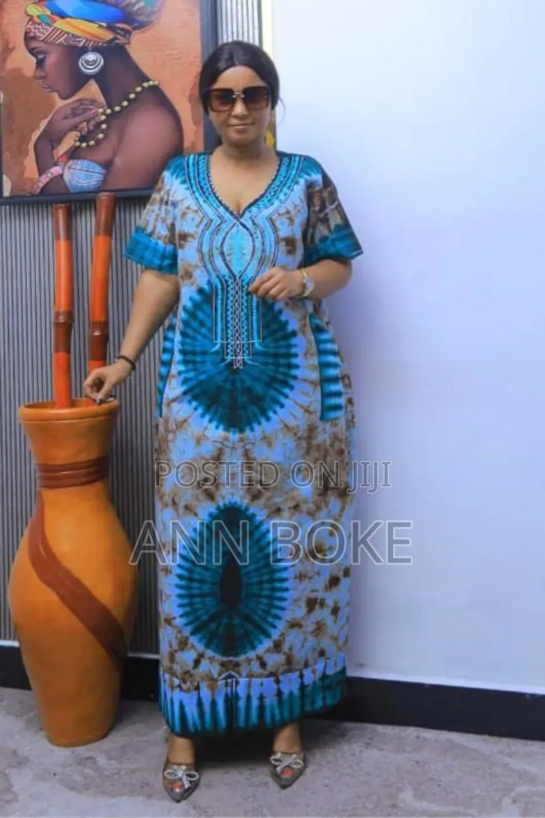 Aftikanas Dress Free Wear 
 Cotton