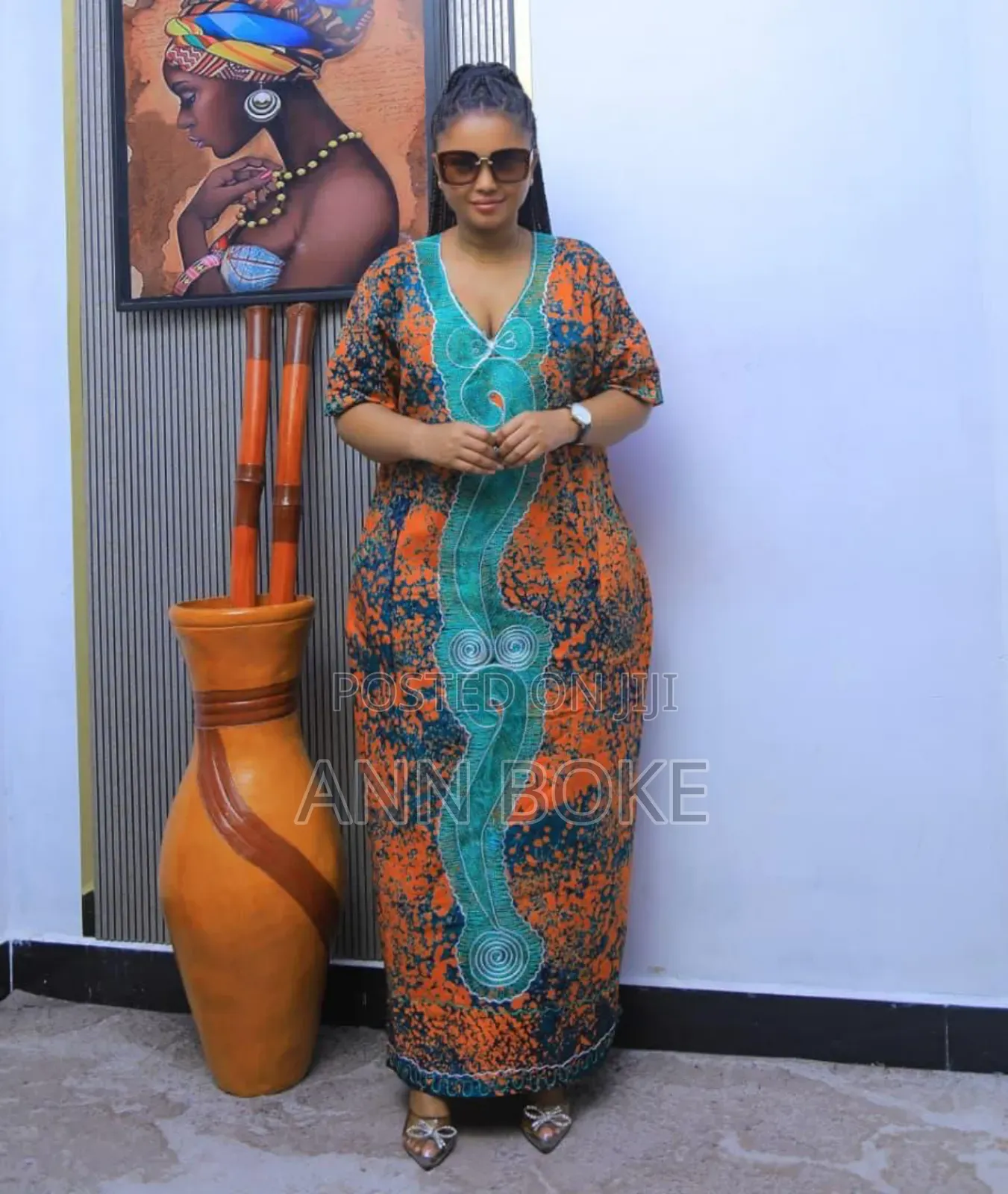 Aftikanas Dress Free Wear 
 Cotton