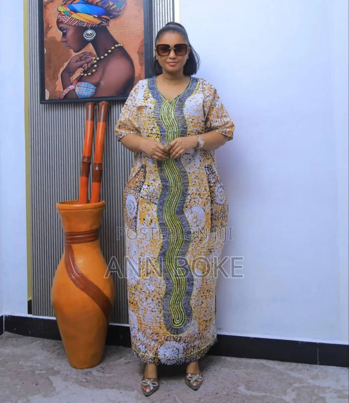 Aftikanas Dress Free Wear 
 Cotton