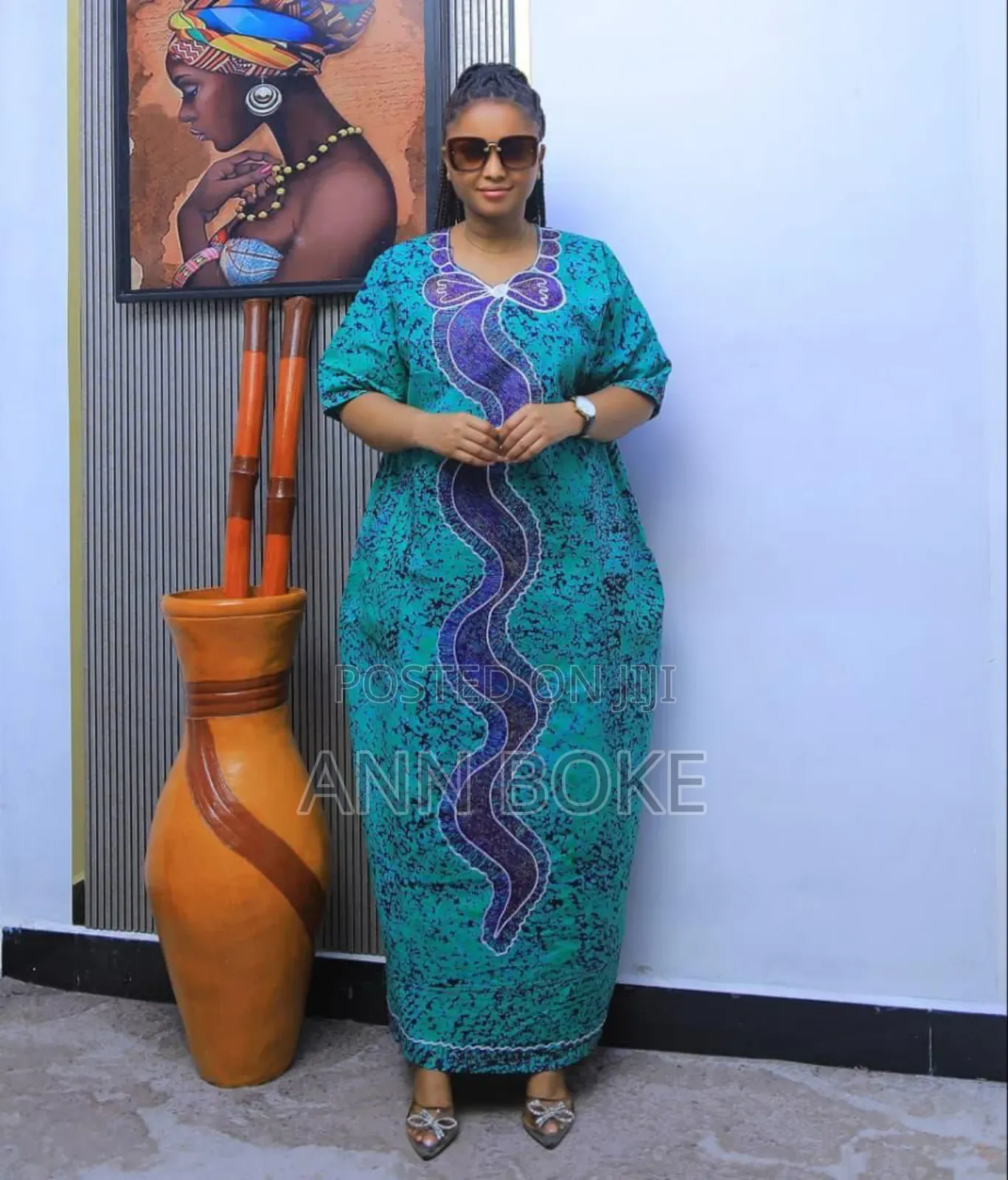 Aftikanas Dress Free Wear 
 Cotton