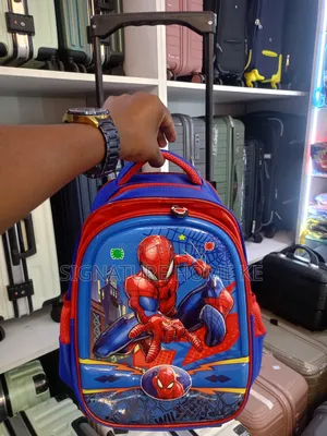 Spiderman School Trolley Bag