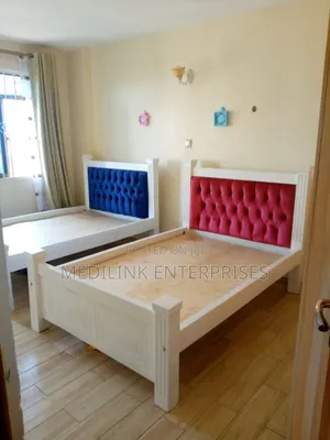 3*6; Customized Whitish Mahogany Beds