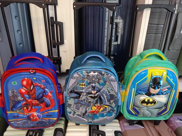 Cartoon Themed School Trolley Bags