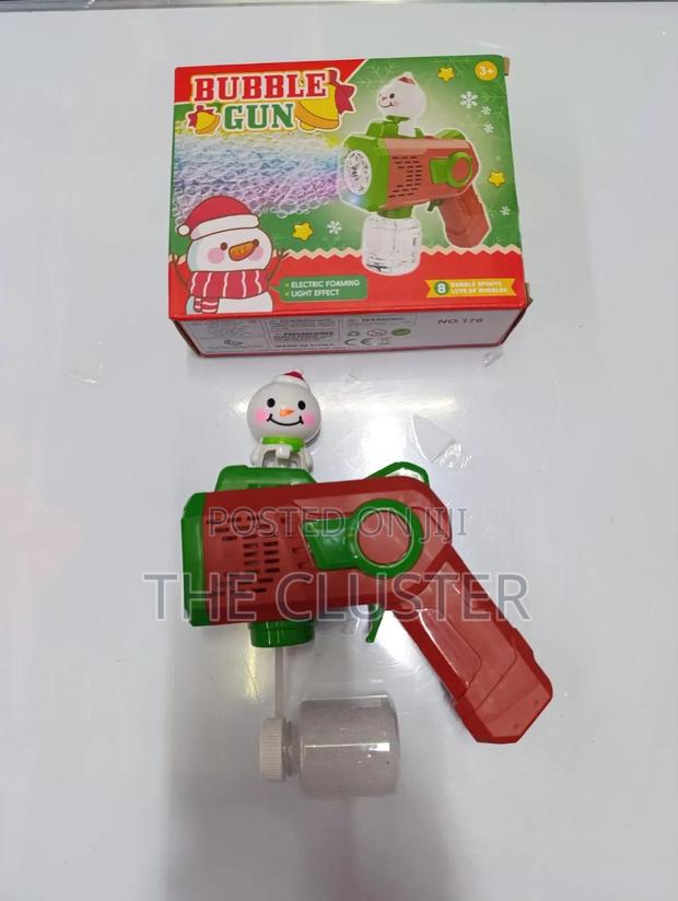 Christmass Bubble Gun. Battery Operated.- - main view
