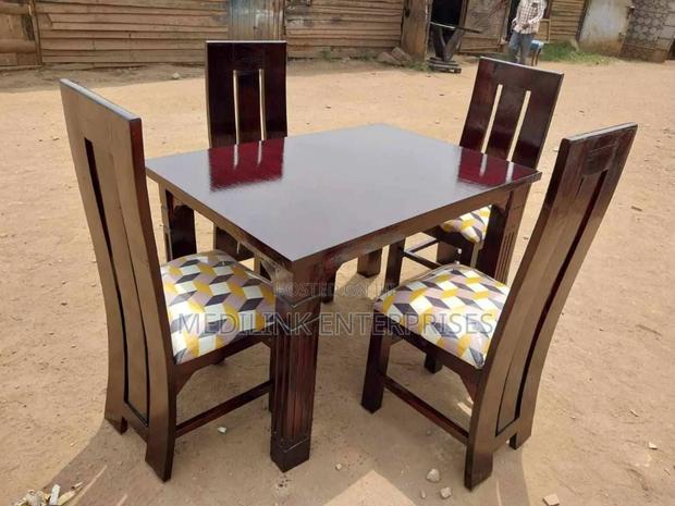 Wooden Solid Dinning Table Set - main view